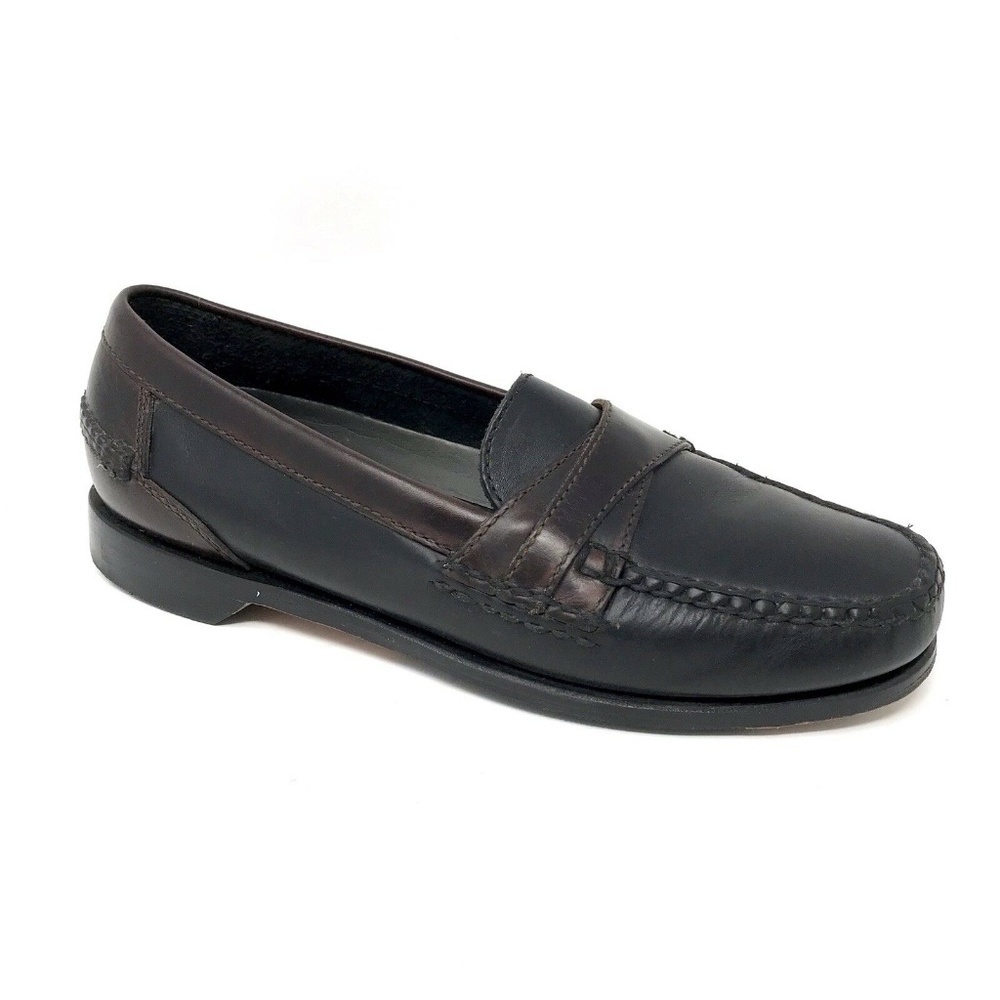 Johnston & Murphy Passport Black Loafers 8.5
